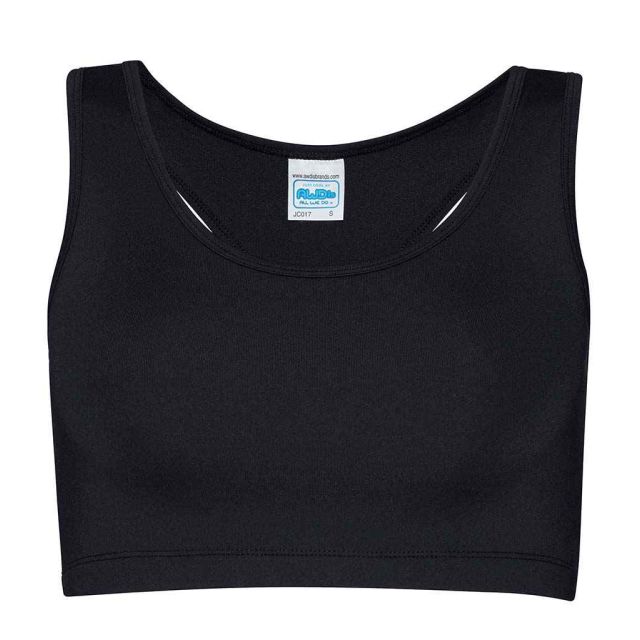 Just Cool Awdis Ladies Cool Sports Crop Top