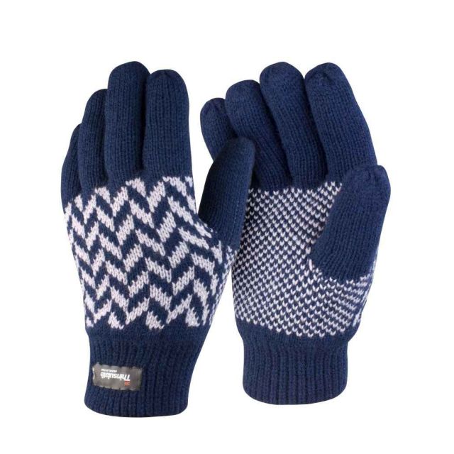 Result Winter Essentials Result Pattern Thinsulate Gloves