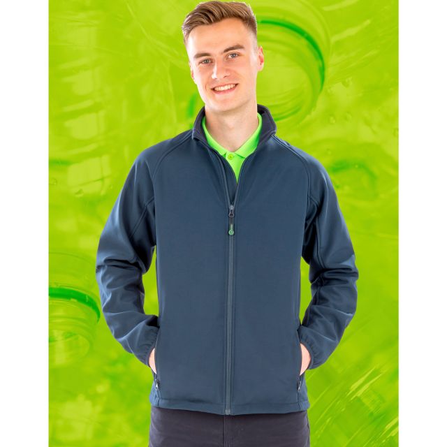 Result Genuine Recycled Mens Recycled 2-Layer Printable Softshell Jacket
