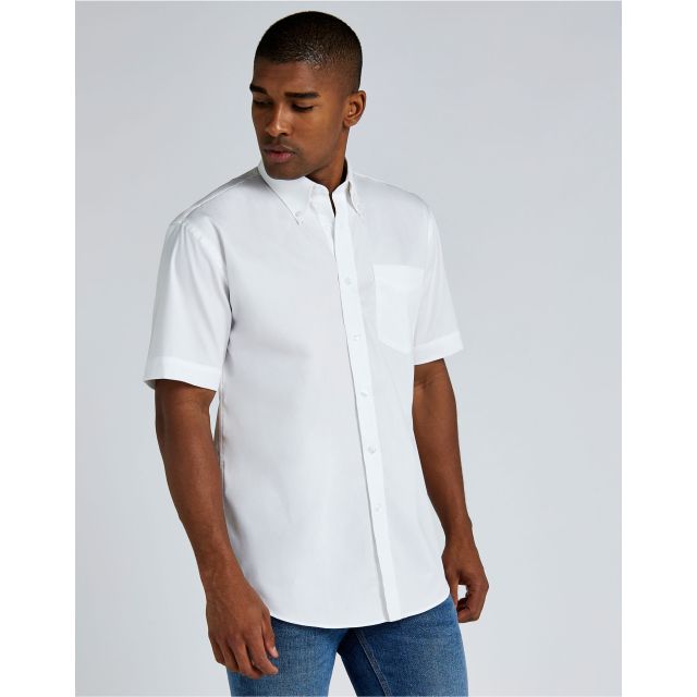 Kustom Kit Classic Fit Short Sleeve Premium Oxford Shirt
