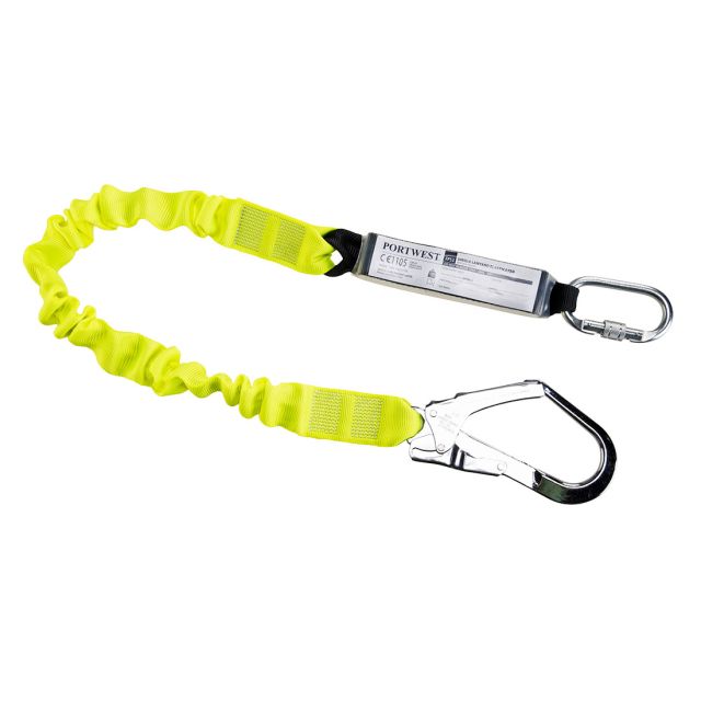 Portwest Single Elasticated 18m Lanyard With Shock Absorber