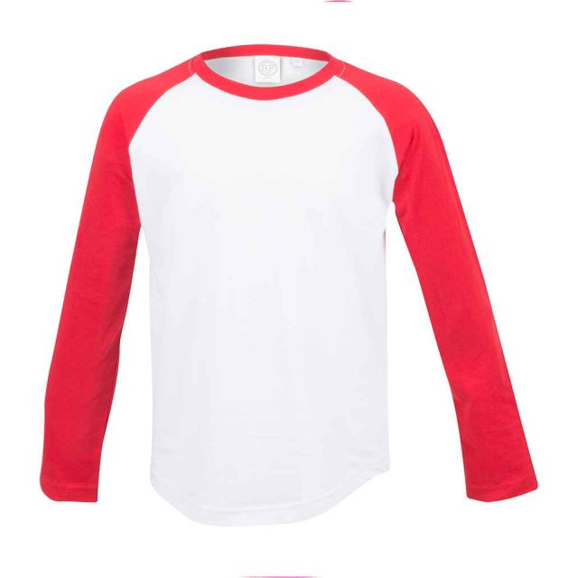 SF Minni Kids Long Sleeve Baseball T Shirt