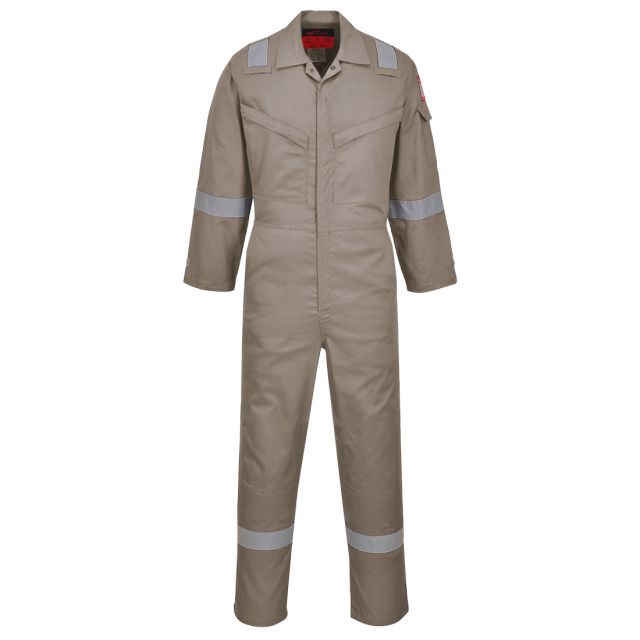 Portwest Araflame Silver Coverall