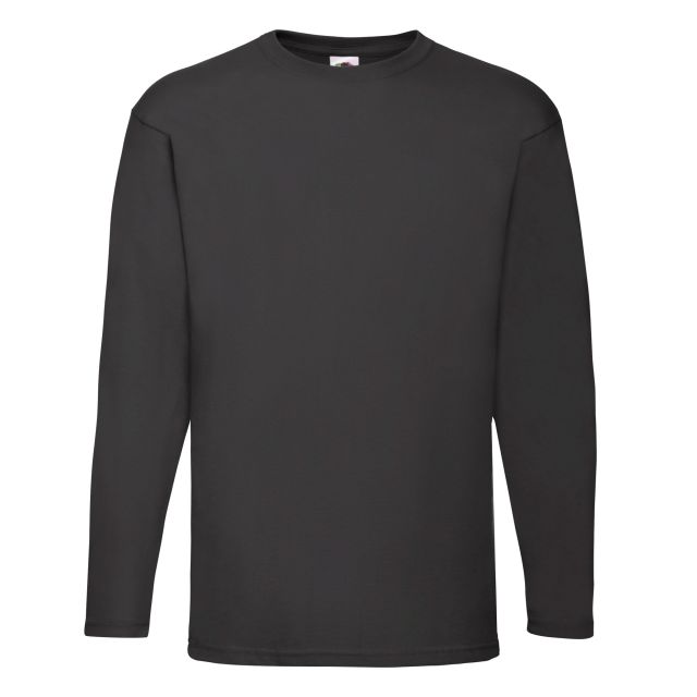 Fruit Of The Loom Mens Valueweight Long Sleeve T Shirt