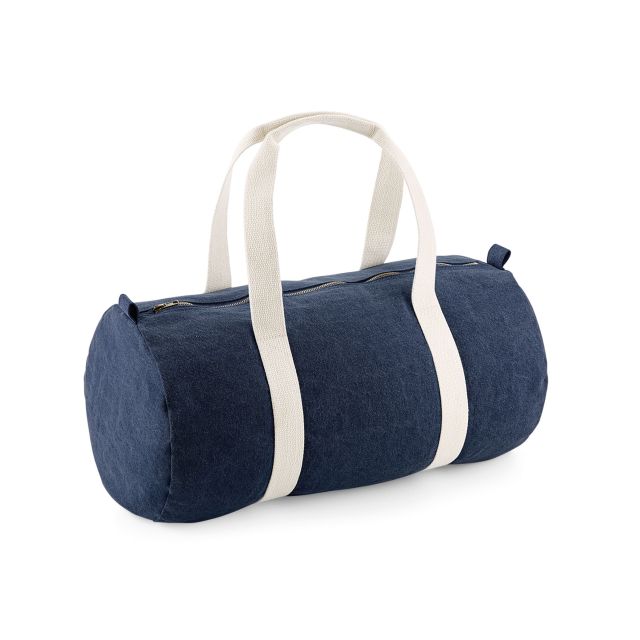 Bagbase Denim Barrel Bag