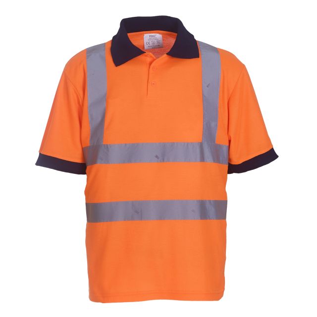 Yoko Hi Vis Short Sleeve Polo Shirt