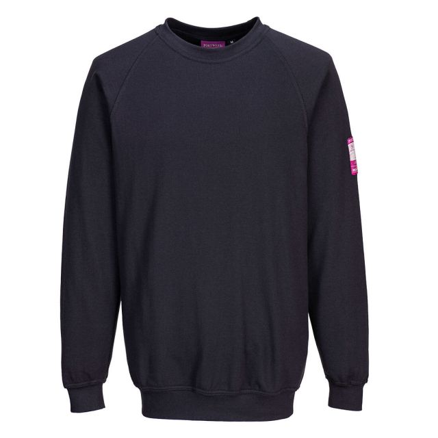 Portwest Flame Resistant Anti-static Long Sleeve Sweatshirt