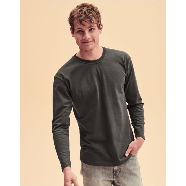 Fruit Of The Loom Mens Valueweight Long Sleeve T-Shirt