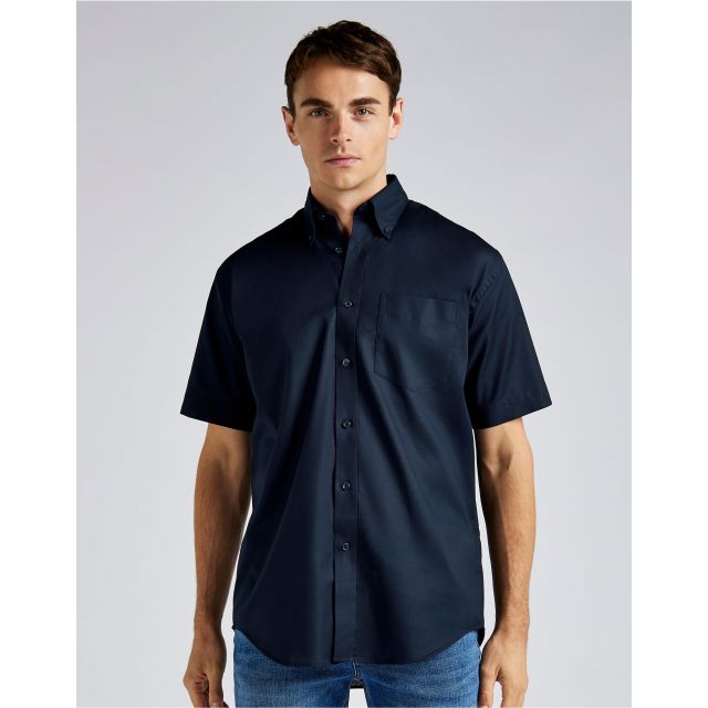 Kustom Kit Classic Fit Short Sleeve Workwear Oxford Shirt