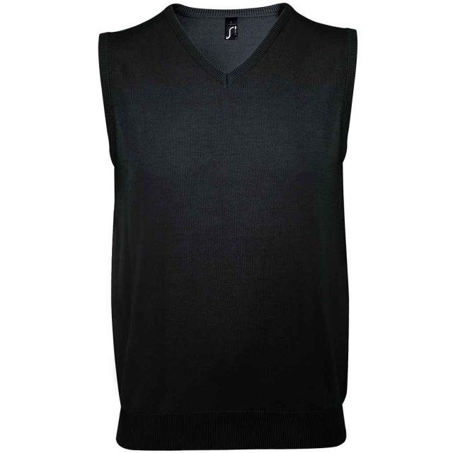 SOL'S Sols Unisex Gentlemen Sleeveless Cotton Acrylic V Neck Sweater