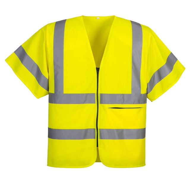 Portwest Hi Vis Band And Brace Zip Vest SS