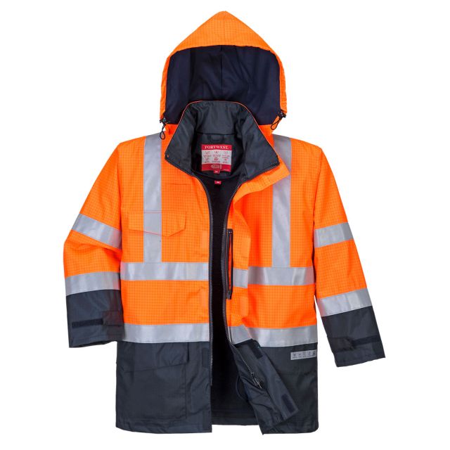 Portwest Bizflame Rain Hi Vis Multi-protection Jacket