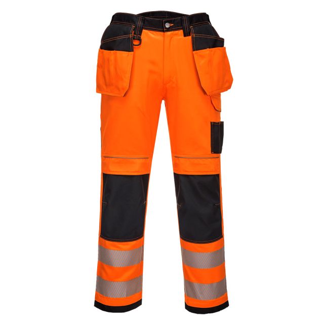 Portwest PW3 Hi Vis Holster Pocket Work Trousers