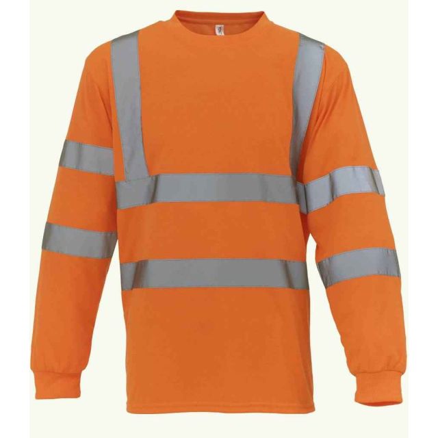 Yoko Hi Vis Long Sleeve T Shirt