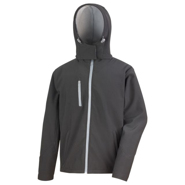 Result Core Mens Tx Performance Hooded Softshell Jacket