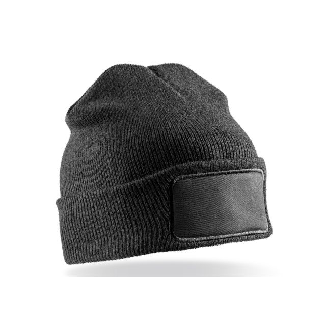 Result Genuine Recycled Recycled Double Knit Printers Beanie
