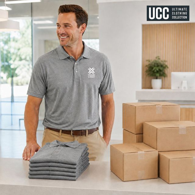 80 Value Work Polo Shirts with Embroidered Logo