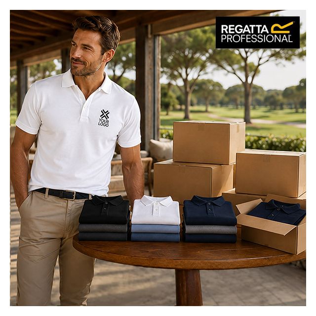 80 Premium Polo Shirts with Embroidered Logo