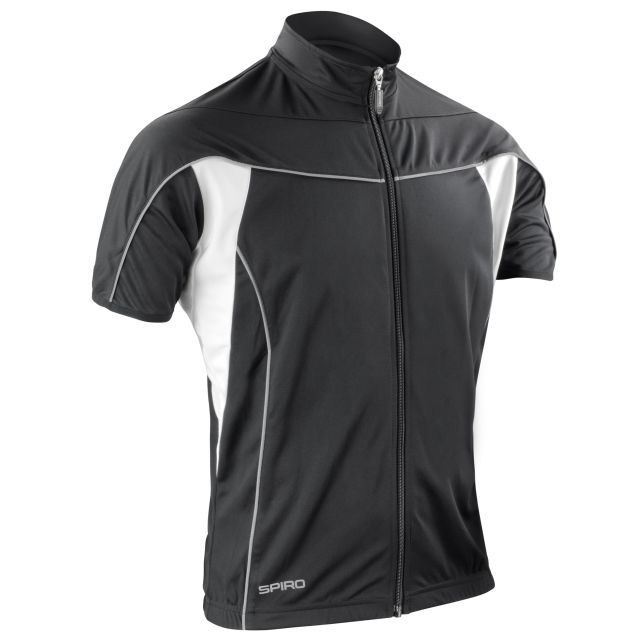 Spiro Mens Bikewear Full Zip Performance Top