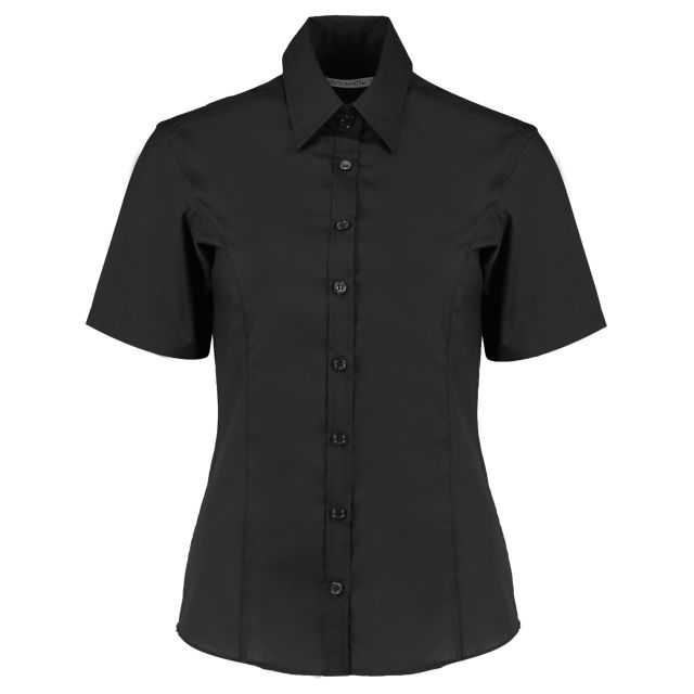 Kustom Kit Tailored Fit Short Sleeve Business Shirt