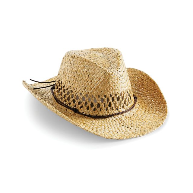 Beechfield  Straw Cowboy Hat
