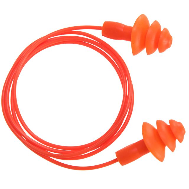 Portwest Reusable Corded TPR Ear Plugs (50 pairs)