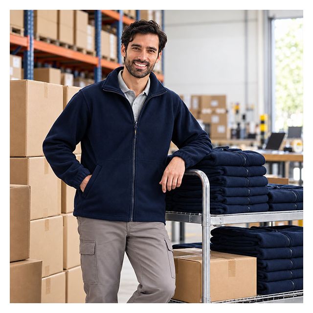 48 Embroidered Outdoor Fleece Jacket