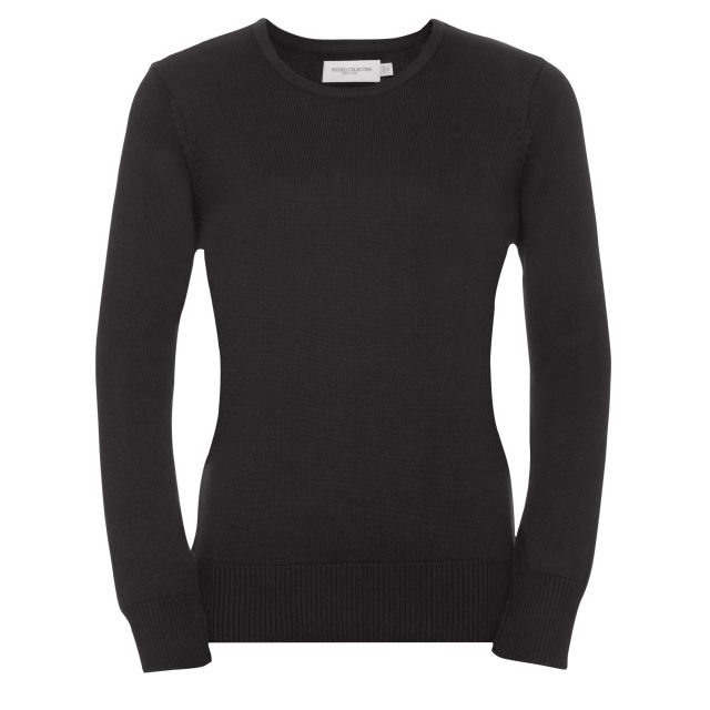 Russell Collection Ladies Crew Neck Knitted Pullover