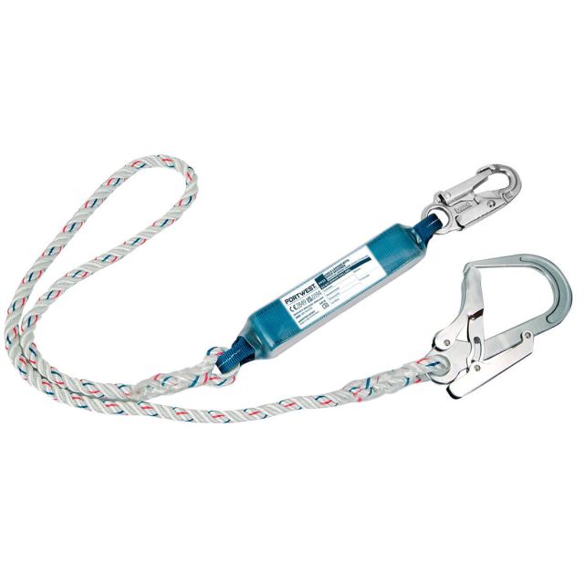Portwest Single 18m Lanyard With Shock Absorber