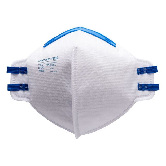 Portwest ffp2 fold flat respirator pk20