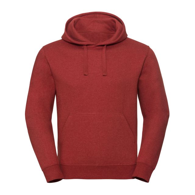 Russell Mens Authentic Melange Hooded Sweat