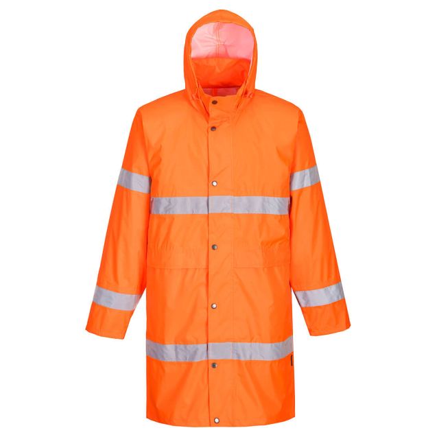 Portwest Hi Vis Rain Coat 100cm