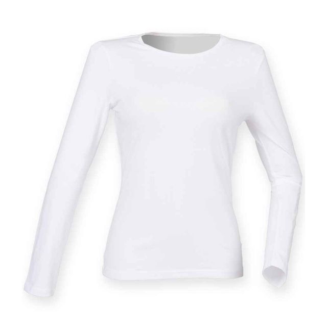 SF Ladies Feel Good Long Sleeve Stretch T Shirt