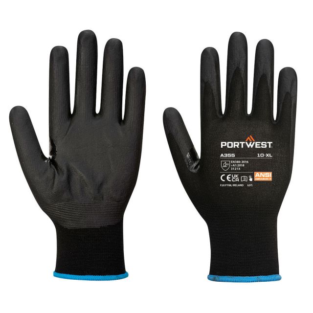 Portwest NPR15 Nitrile Foam Touchscreen Glove PK12