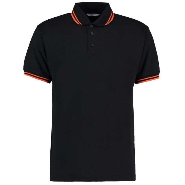 Kustom Kit Classic Fit Tipped Collar Polo