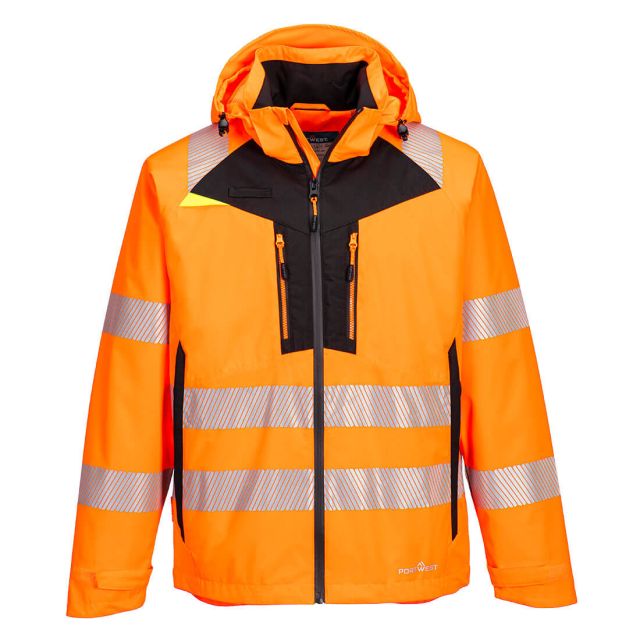 Portwest DX4 Hi Vis Rain Jacket