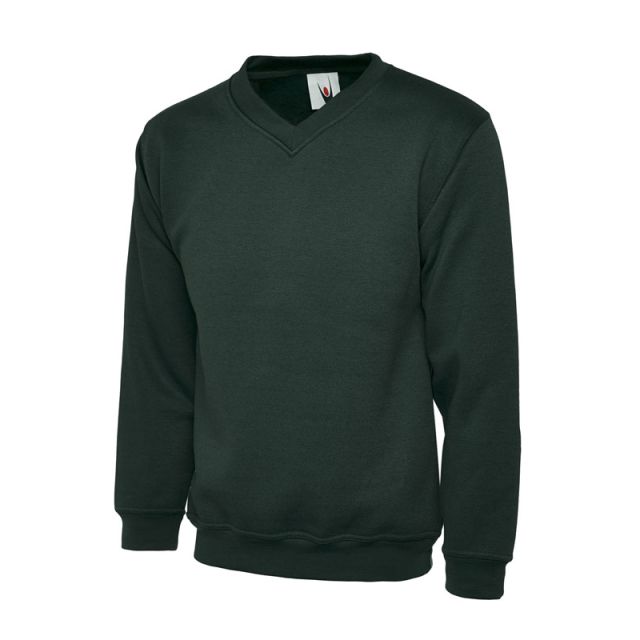 Uneek Premium V-neck Sweatshirt