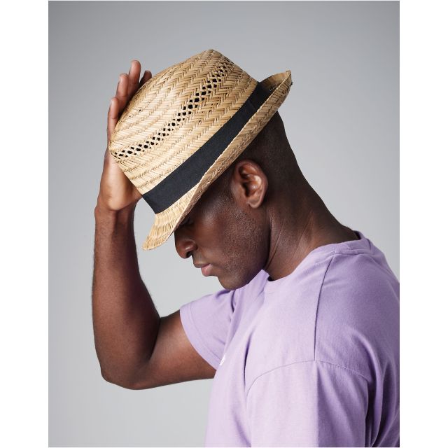 Beechfield  Straw Summer Trilby