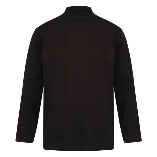 Henbury Long Sleeve Roll Neck Top