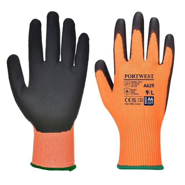 Portwest Vis-tex Cut Resistant Glove - PU