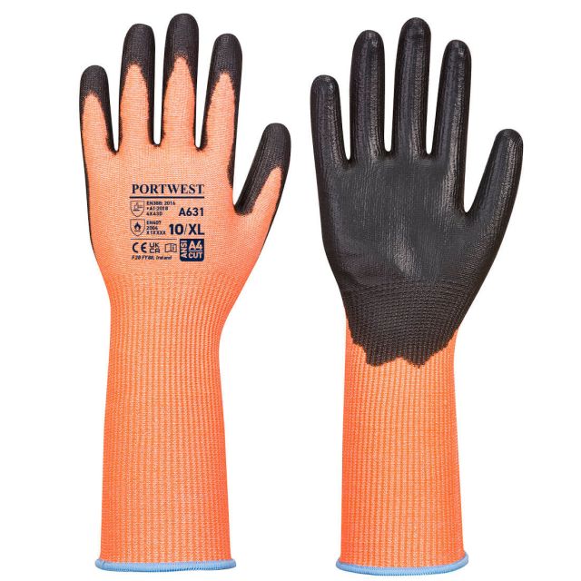 Portwest Vis-tex Cut Glove Long Cuff