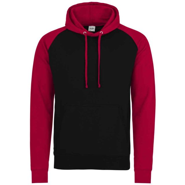 Just Hoods Awdis Baseball Hoodie