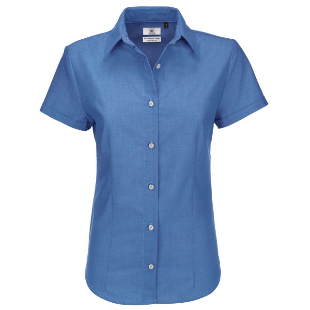 B&C Womens Oxford Short Sleeve Shirt