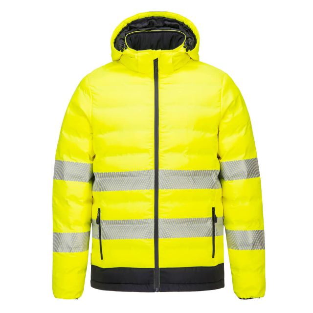 Portwest Hi Vis Ultrasonic Heated Tunnel Jacket