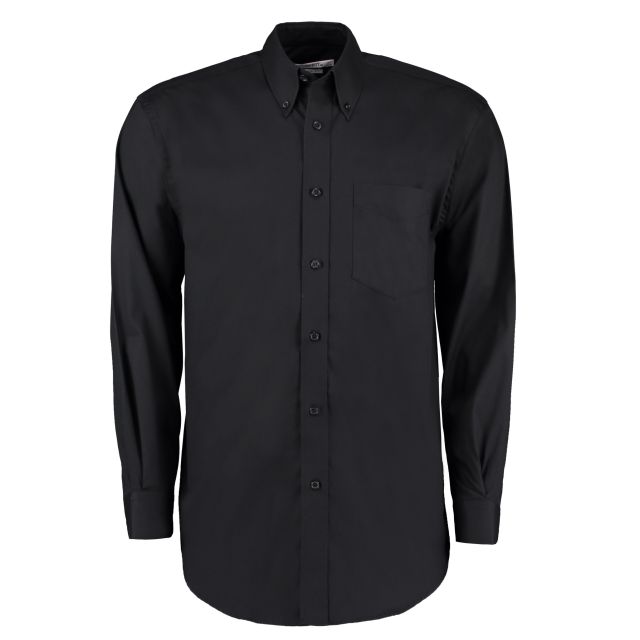 Kustom Kit Classic Fit Long Sleeve Premium Oxford Shirt