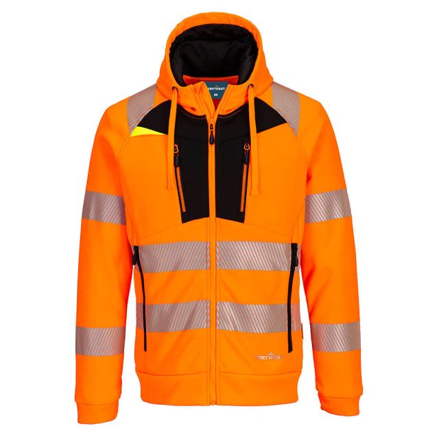 Portwest DX4 Hi Vis Funnel Neck Sweatshirt