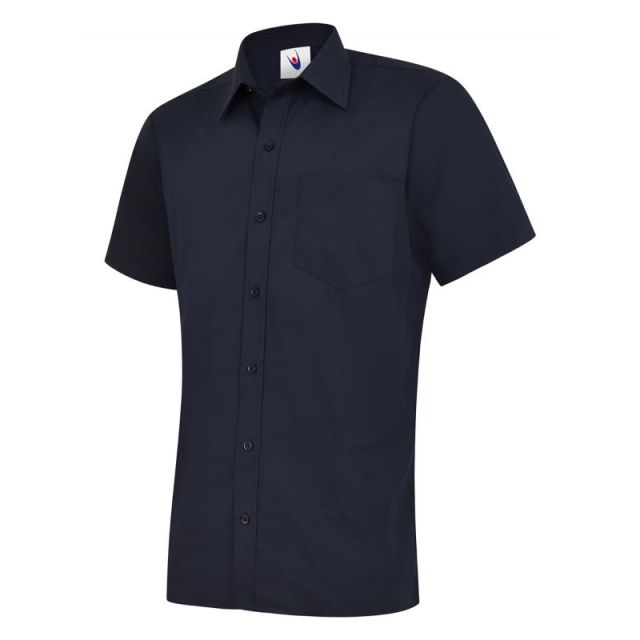 Uneek Mens Poplin Half Sleeve Shirt