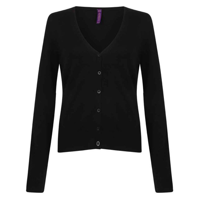 Henbury Ladies Lightweight V Neck Cardigan