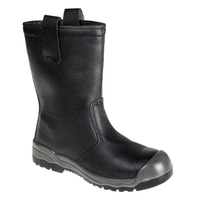 Portwest Steelite Rigger Boot S1P CI With Scuff Cap