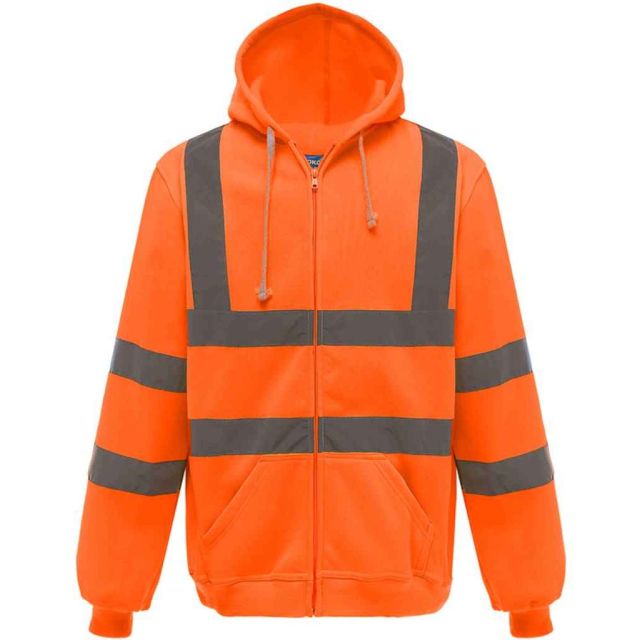 Yoko Hi Vis Zip Hoodie